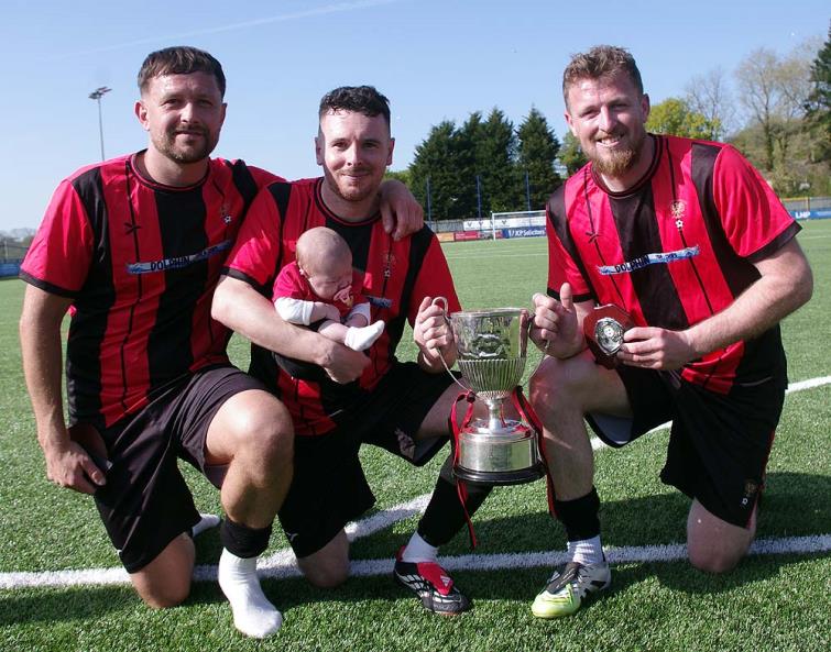 Goodwick goal scorers in the final were Jonny Horgan, Ben Adams and Rhys Dalling